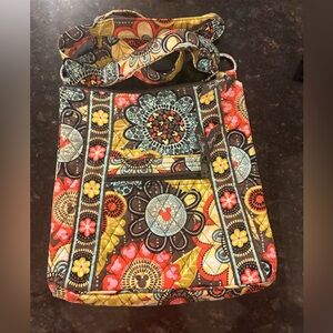 Vera Bradley Disney Hipster Crossbody Flower Shower Hidden Mickey Retired Bag